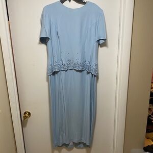 R&M Richards Women's Blue Dress Size 18